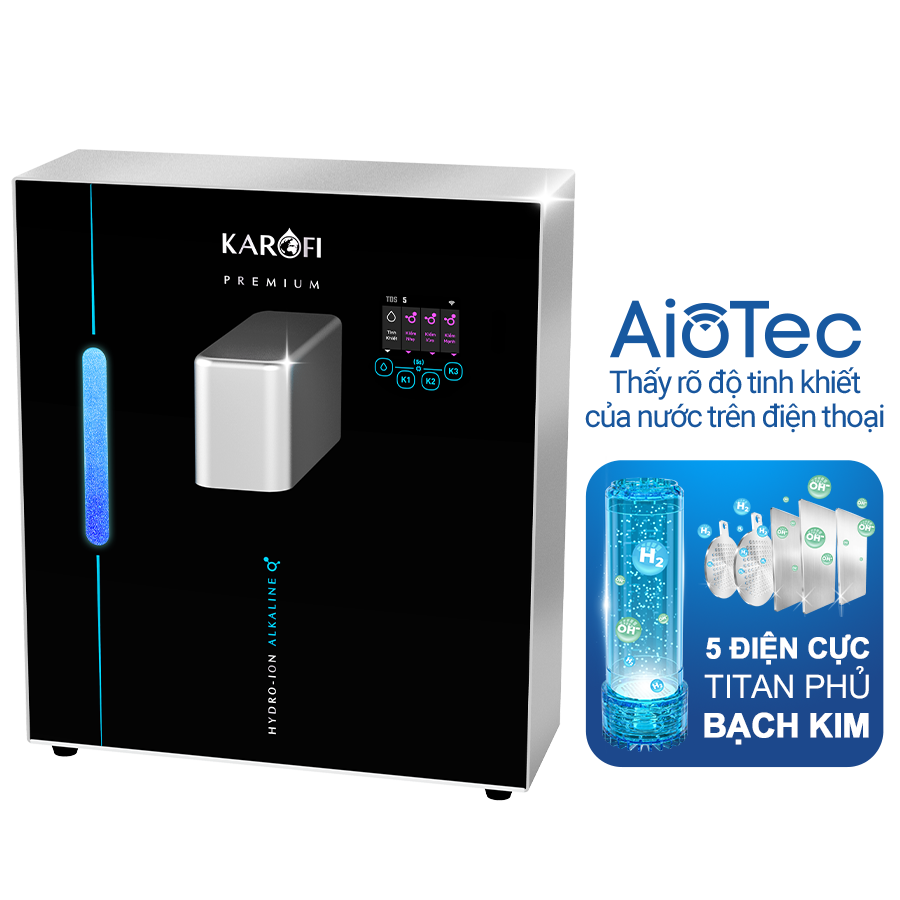 Máy tạo nước Hydro-ion kiềm Karofi KAE-S18 - Mẫu 2025