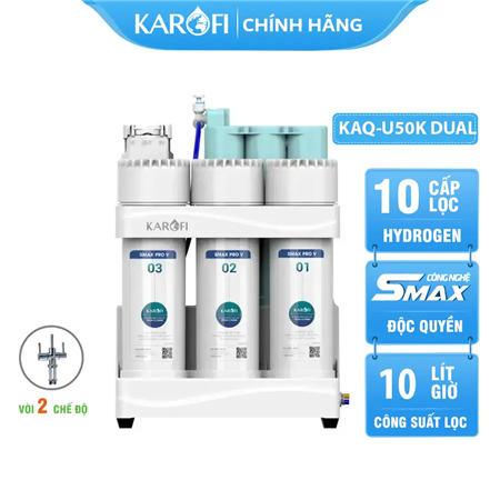 Máy lọc nước Karofi KAQ-U50K-DUAL - 2 Chế độ nước