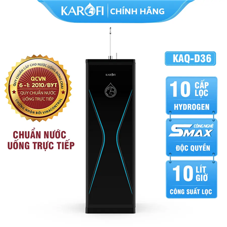 Máy lọc nước Karofi KAQ-D36 - 10 Lõi Chuẩn Nước Uống Trực Tiếp