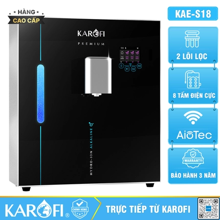 Máy tạo nước Hydro-ion kiềm Karofi KAE-S18 - Mẫu 2025