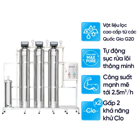 Máy lọc nước đầu nguồn Karofi KTF-333i - Cột Inox