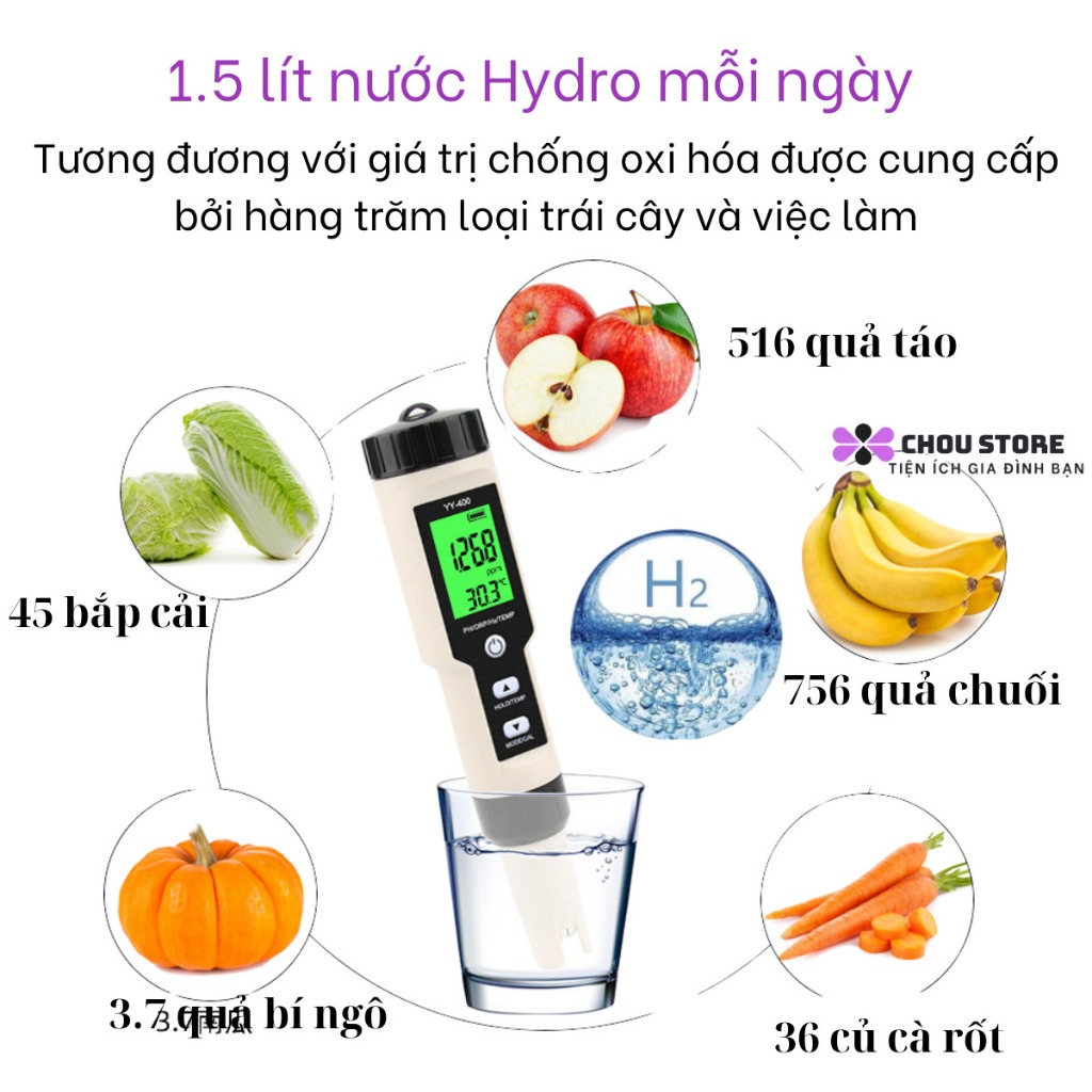 Tác dụng nước Hydrogen