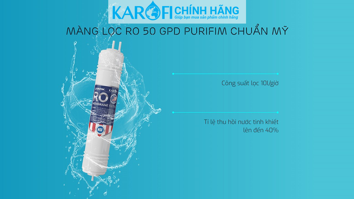 Máy lọc nước Karofi ERO100V - 10 Lõi Lọc - Mẫu Mới 2023