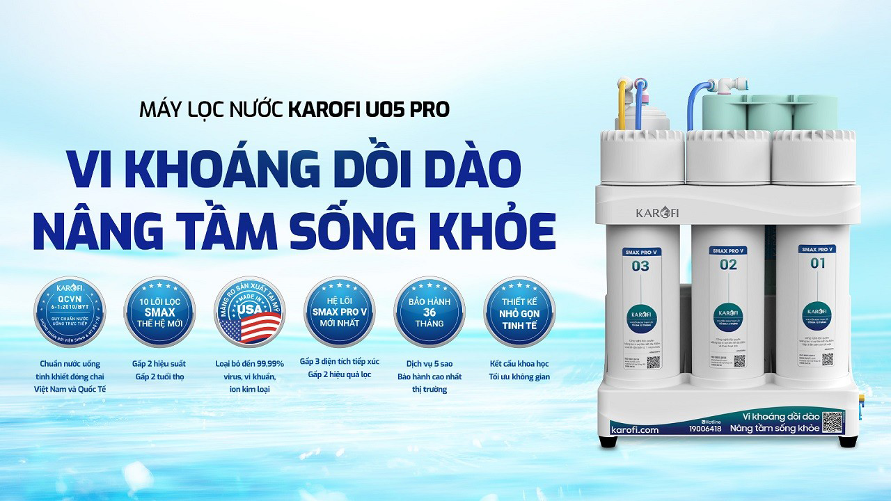 Máy lọc nước Karofi U05 Pro