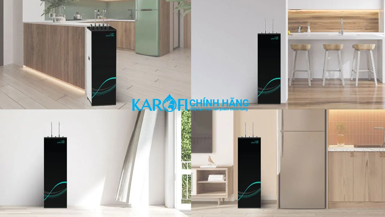 Máy lọc nước nóng lạnh Karofi Livotec 612