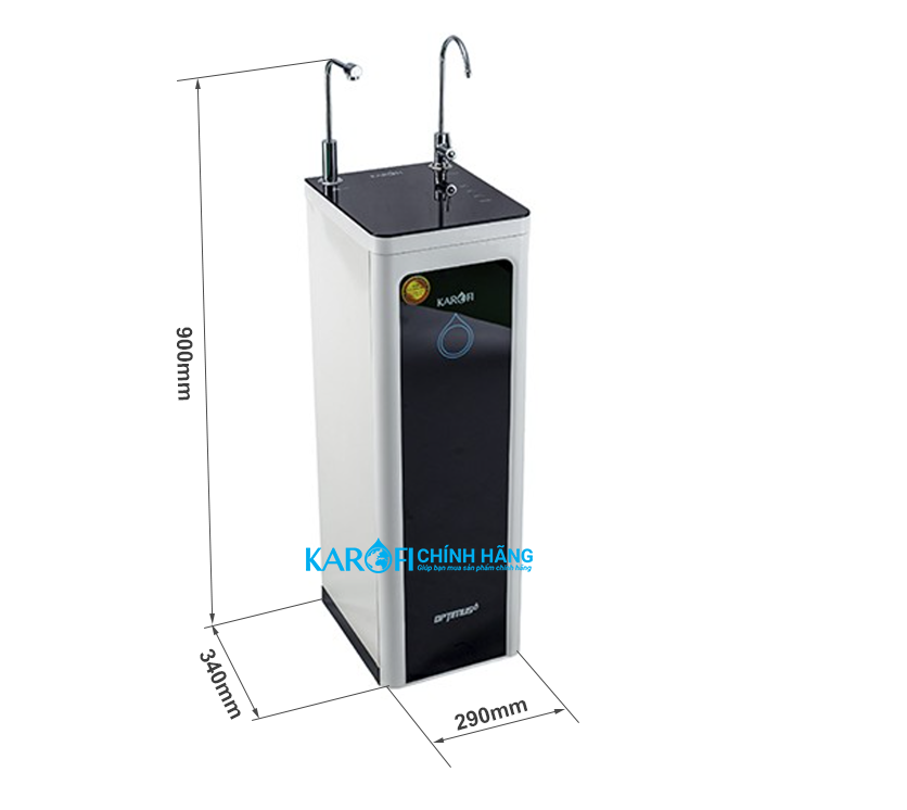 Thông số kỹ thuật máy lọc nước Karofi O-H128