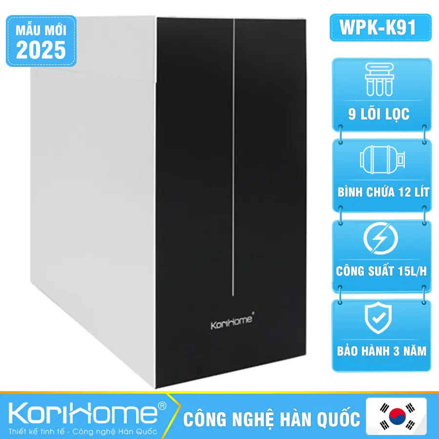 Máy lọc nước Korihome WPK-K91 - 9 Lõi