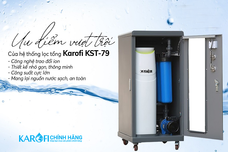 Máy lọc nước tổng đầu nguồn Karofi KST-79