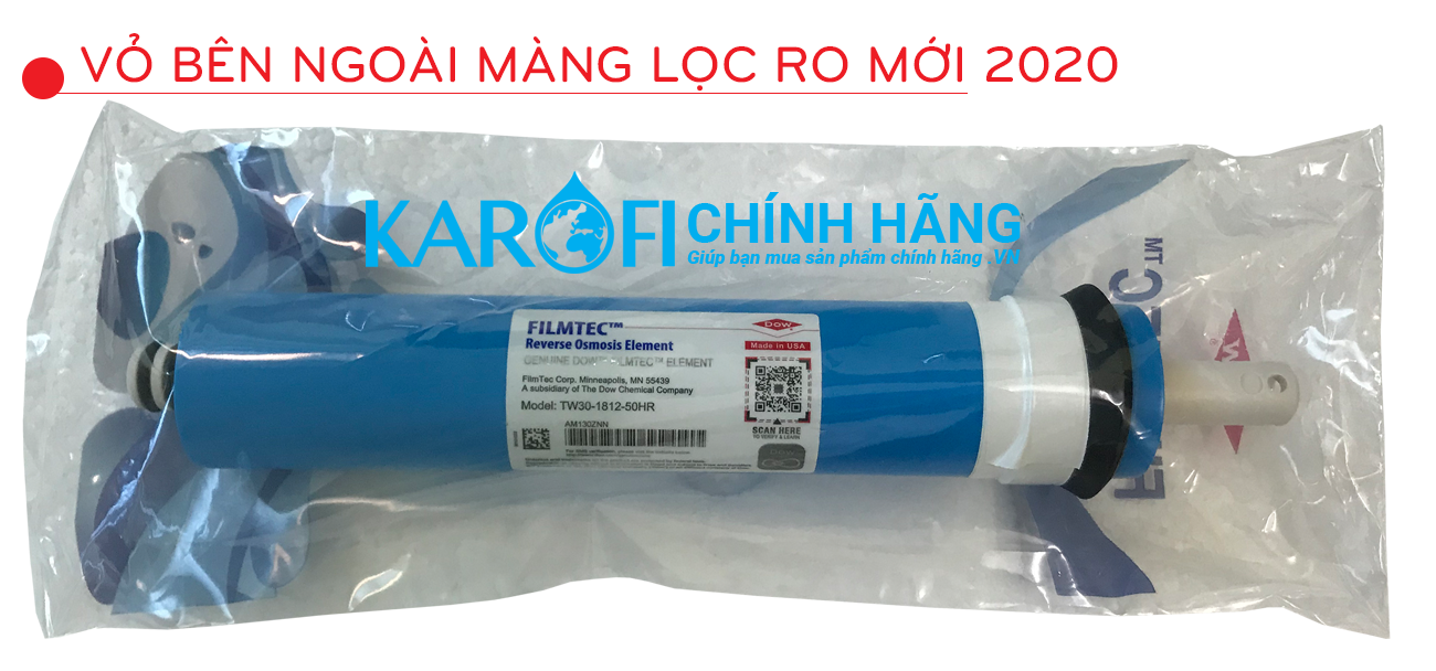 Vỏ ngoài màng RO Karofi mới