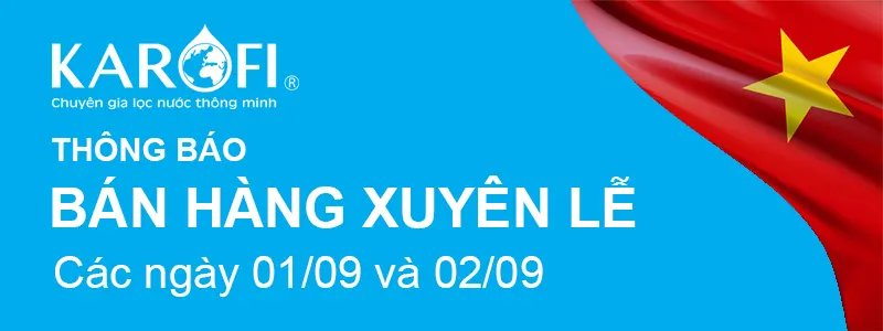Máy lọc nước ion kiềm Karofi KAE-S65