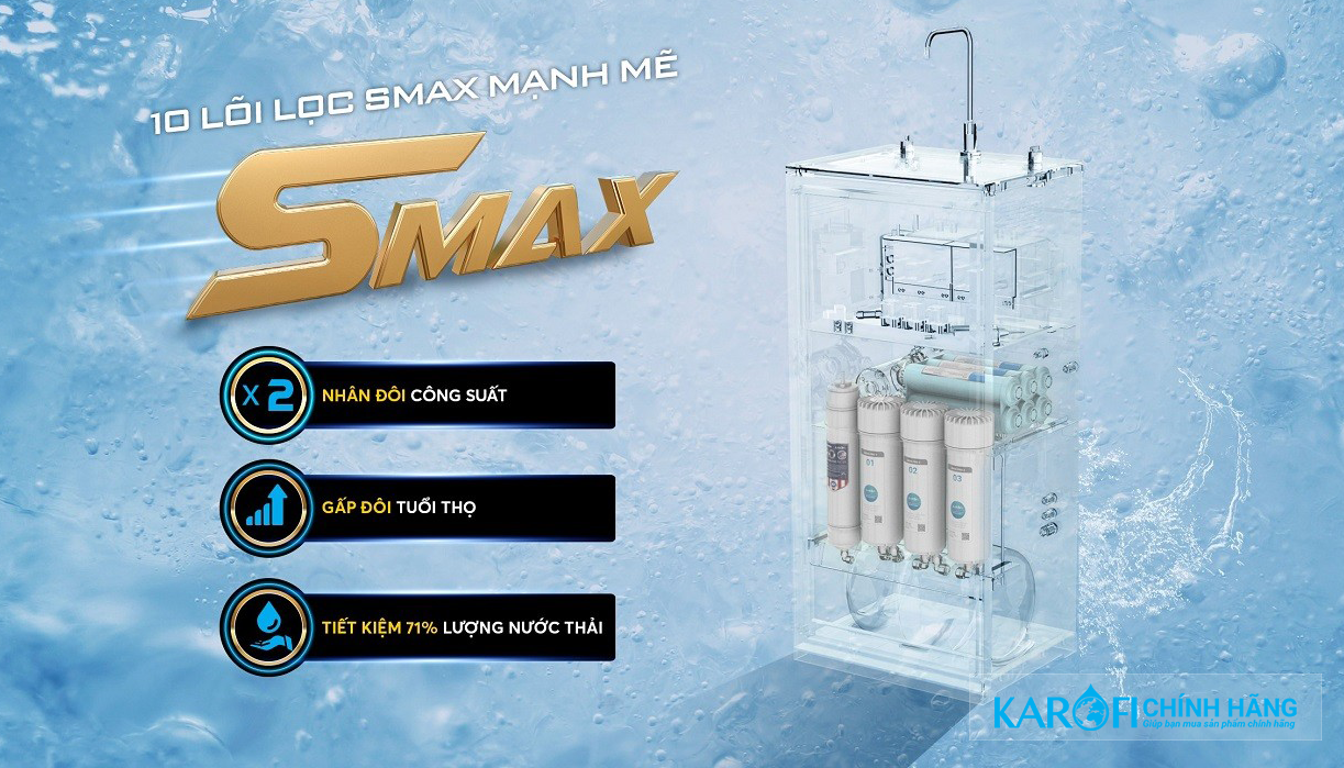Máy lọc nước nóng lạnh Karofi KAD-D59