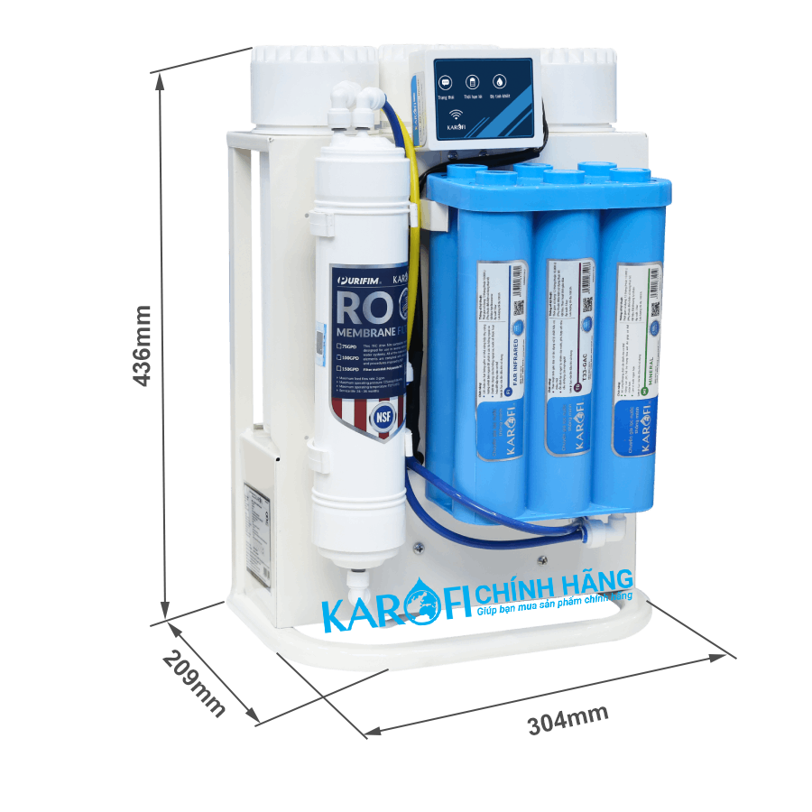 Thông số kỹ thuật máy lọc nước Karofi KAQ-U95