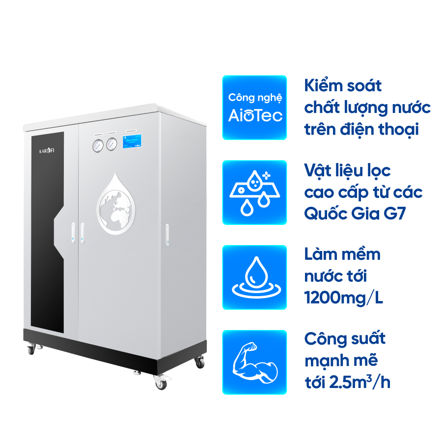 Máy lọc nước tổng đầu nguồn Karofi KTF-662 ECO